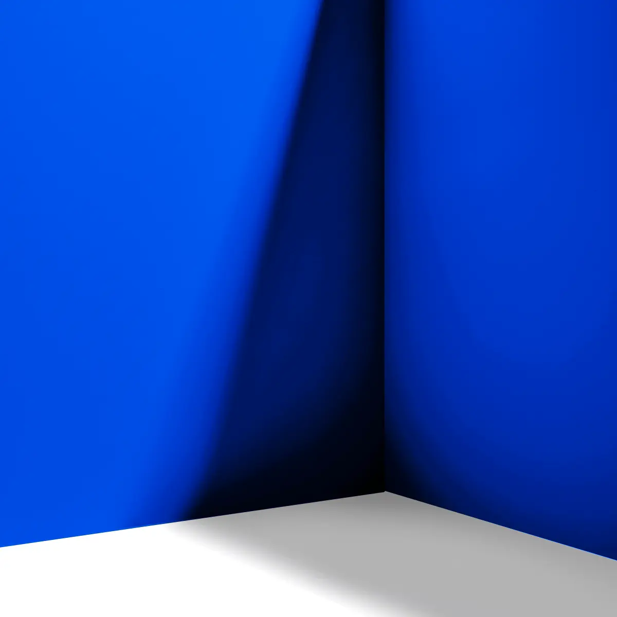 BLUE IS THE COOLEST COLOR_ Bright, saturated blue