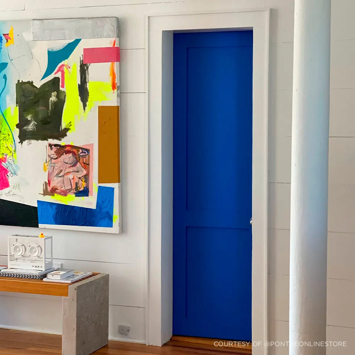 BLUE IS THE COOLEST COLOR_ Bright, saturated blue