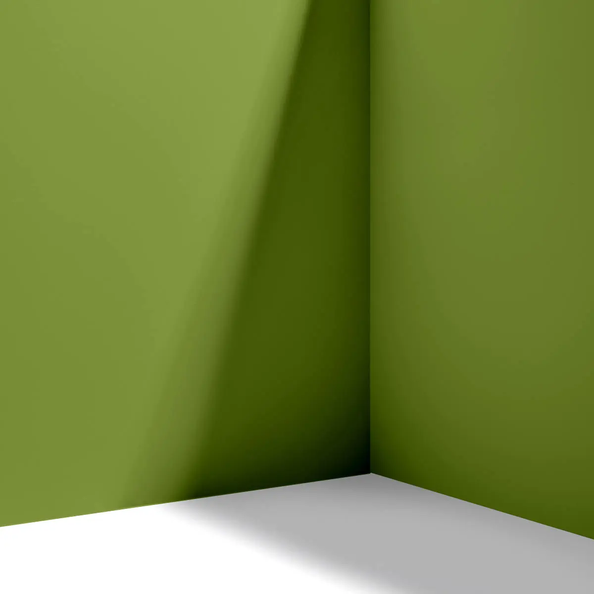 PRETTY UGLY_ Vibrant, bold olive green