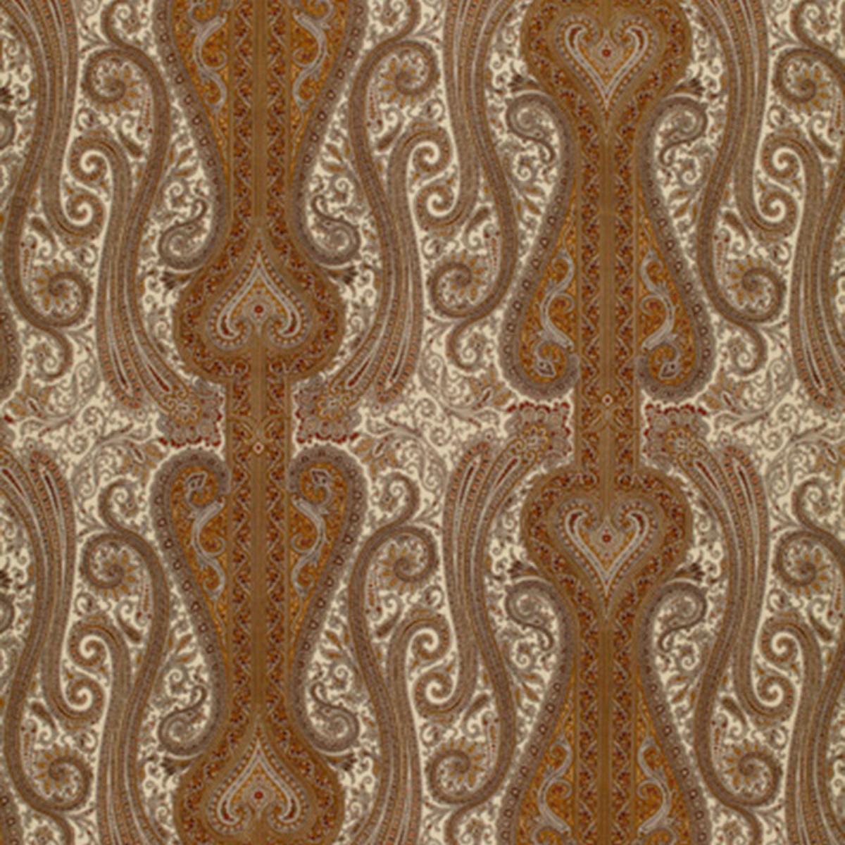 Chavant Paisley - Caramel Fabrics | Schumacher