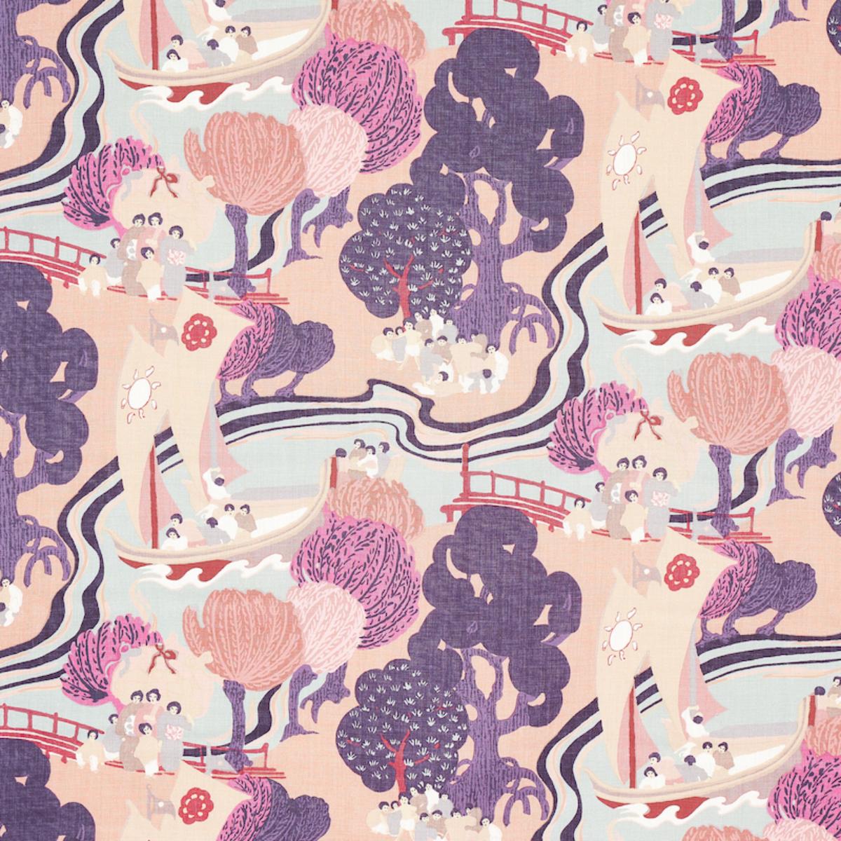 Pearl River - Blush Fabrics | Schumacher