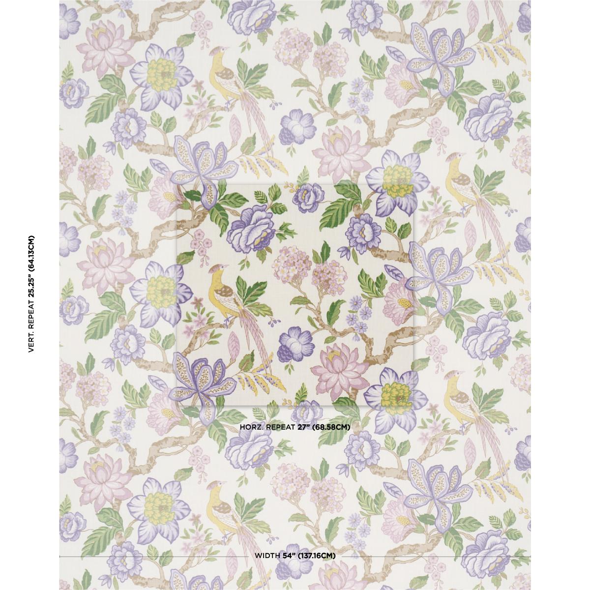 Huntington Gardens - Lavender Fabrics | Schumacher