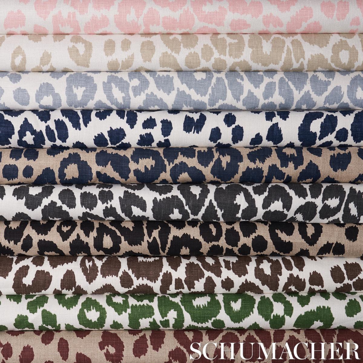 Iconic Leopard - Ink Fabrics | Schumacher