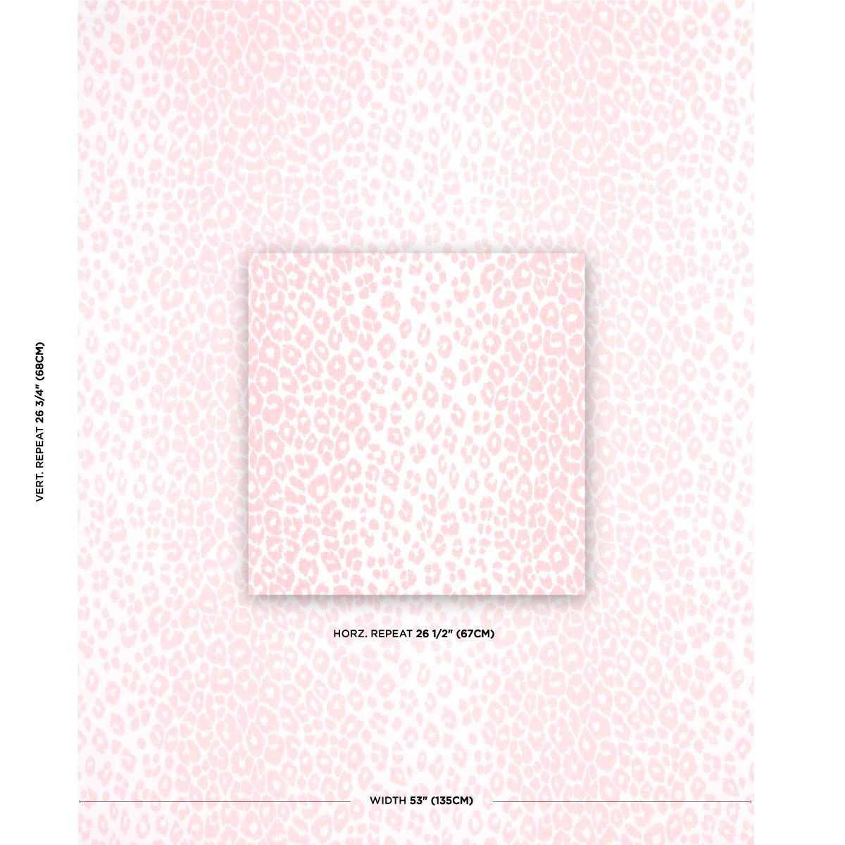 『 Pink Leopard family 』by Zuberi 60*60cm Buy Vibrant pink leopard print - A1, A2, A3 or A4 art prints