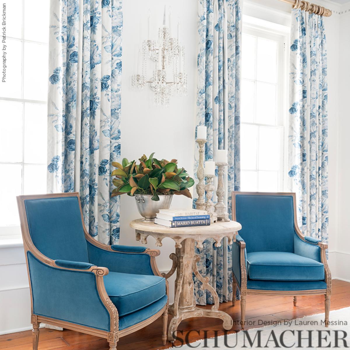 Boughton House - Porcelain Fabrics | Schumacher