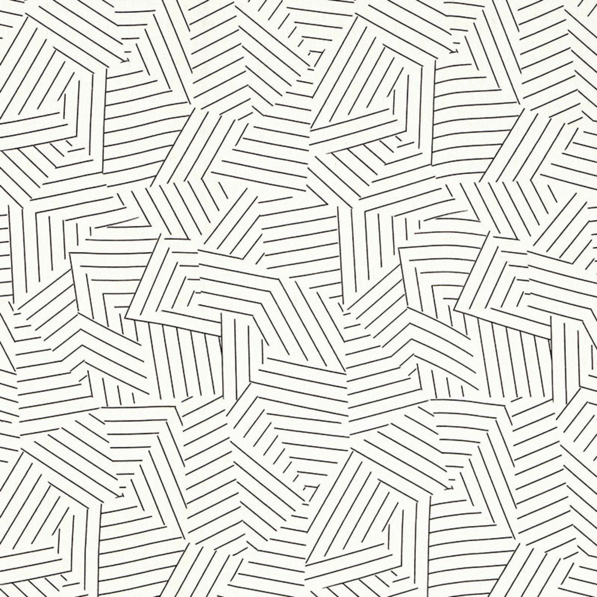 スケッチ04 Zola Shimmer Shimmer Steel Wallpaper | Harlequin by