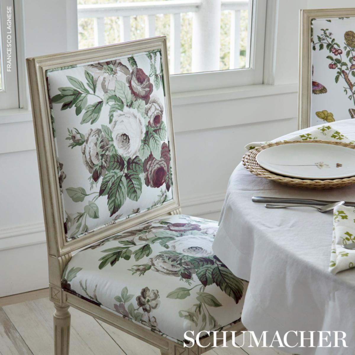 Nancy Floral - Grisaille Fabrics | Schumacher