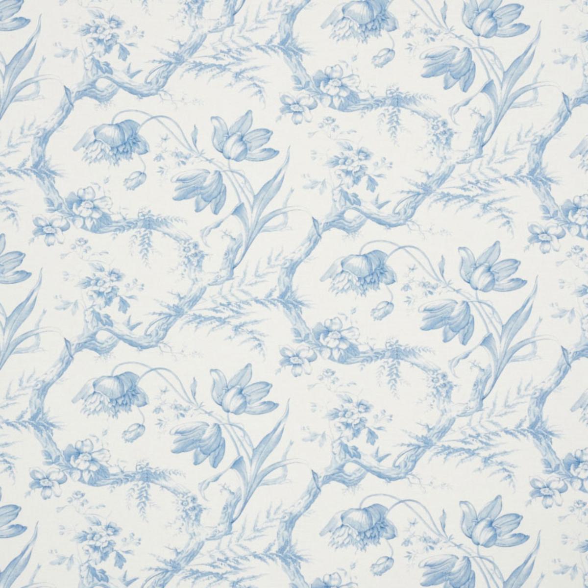 Toile De Fleurs - Delft Fabrics | Schumacher
