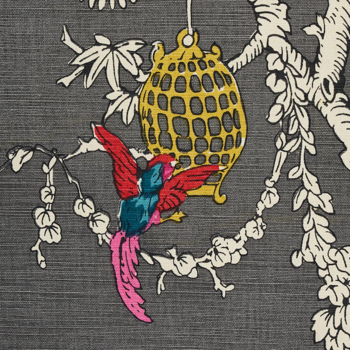 Chinoiserie Moderne - Graphite Fabrics | Schumacher