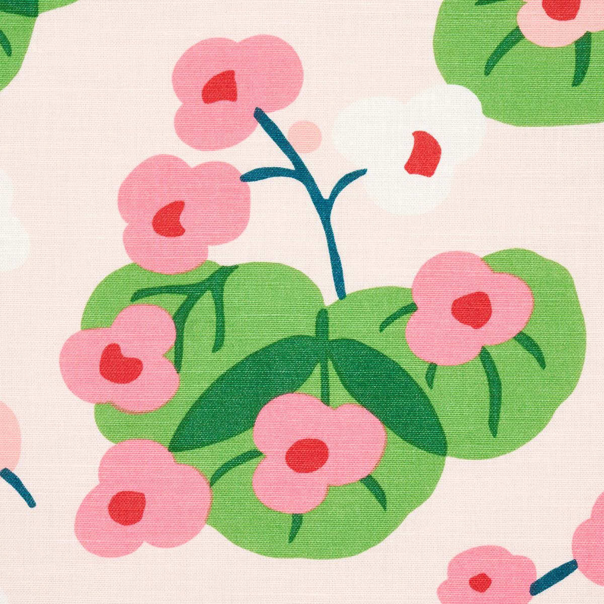 Saku - Pink Fabrics | Schumacher