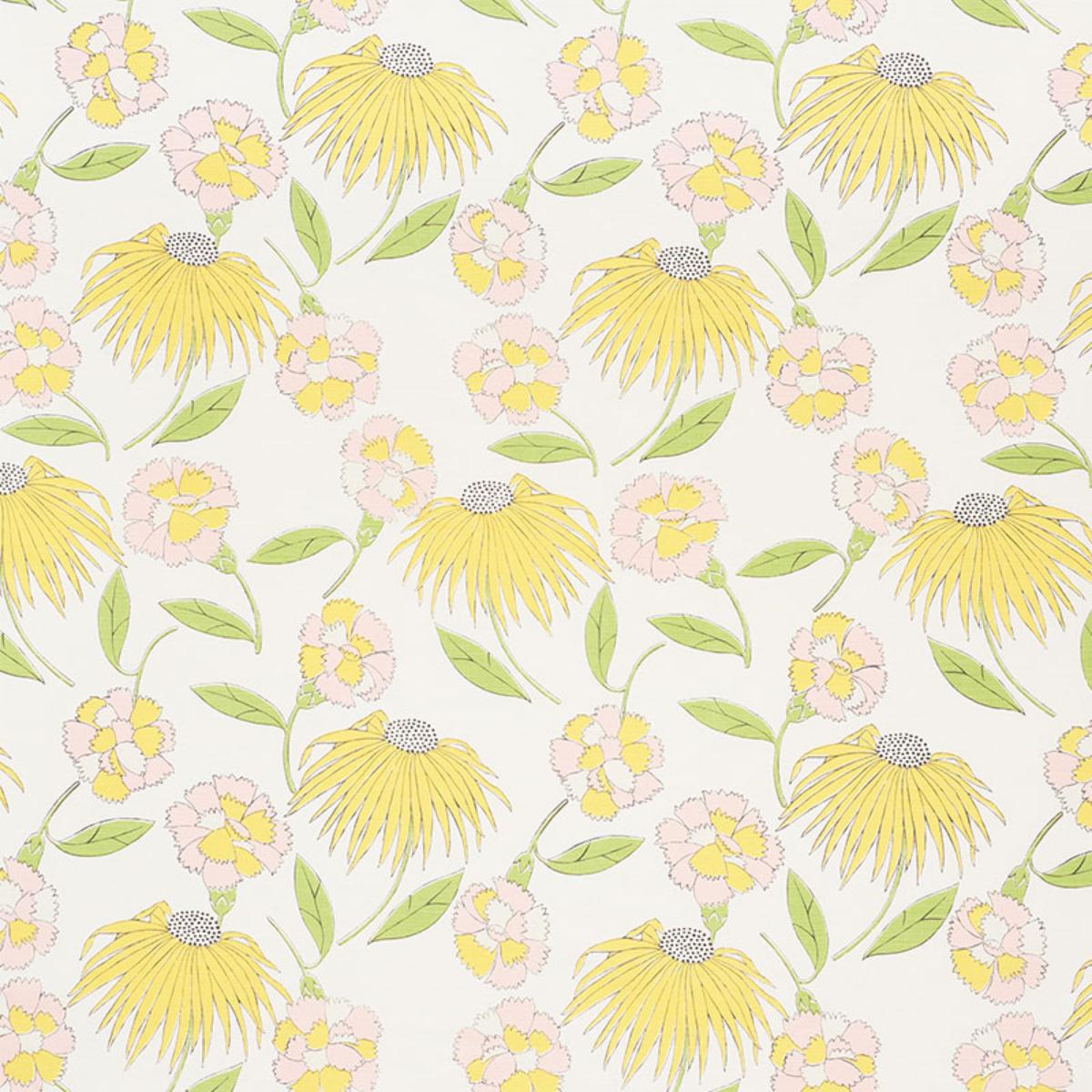 Bouquet Toss - Pink Lemonade Fabrics | Schumacher