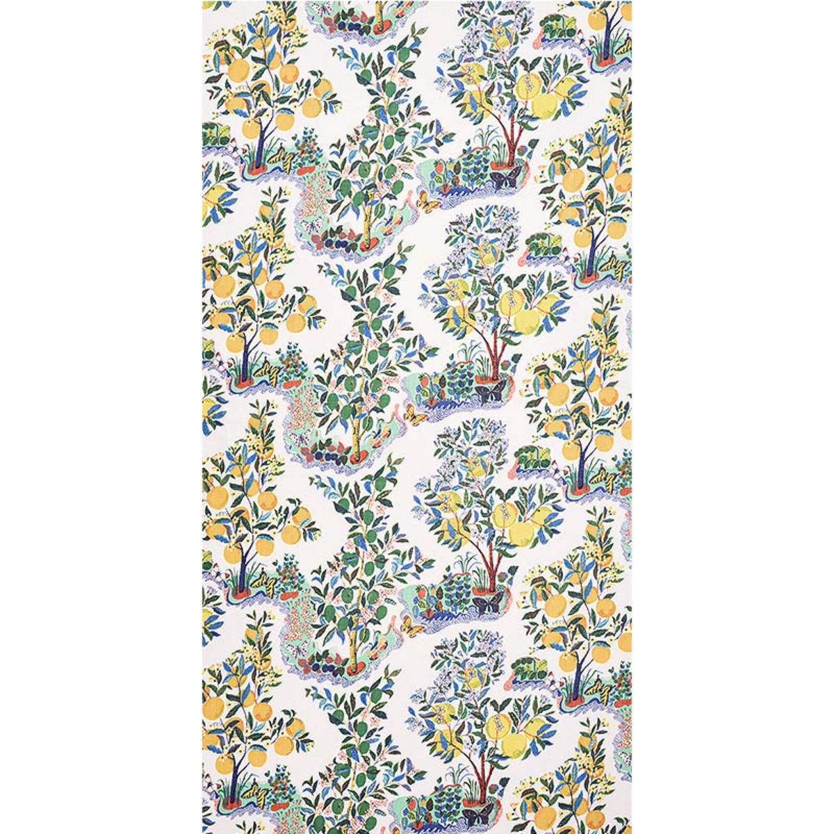 Citrus Garden Sheer - Primary Fabrics | Schumacher