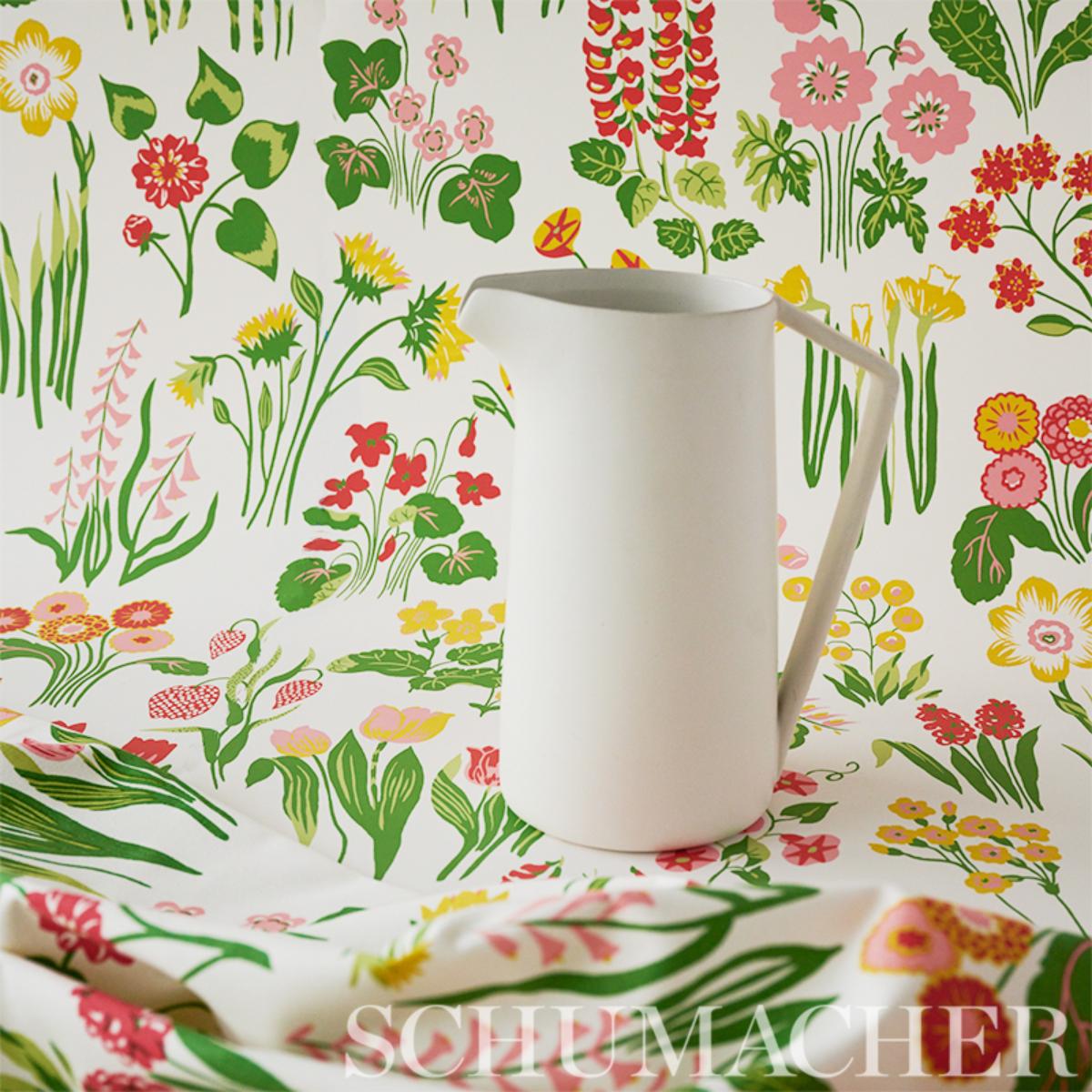 Carly - Pink Fabrics | Schumacher
