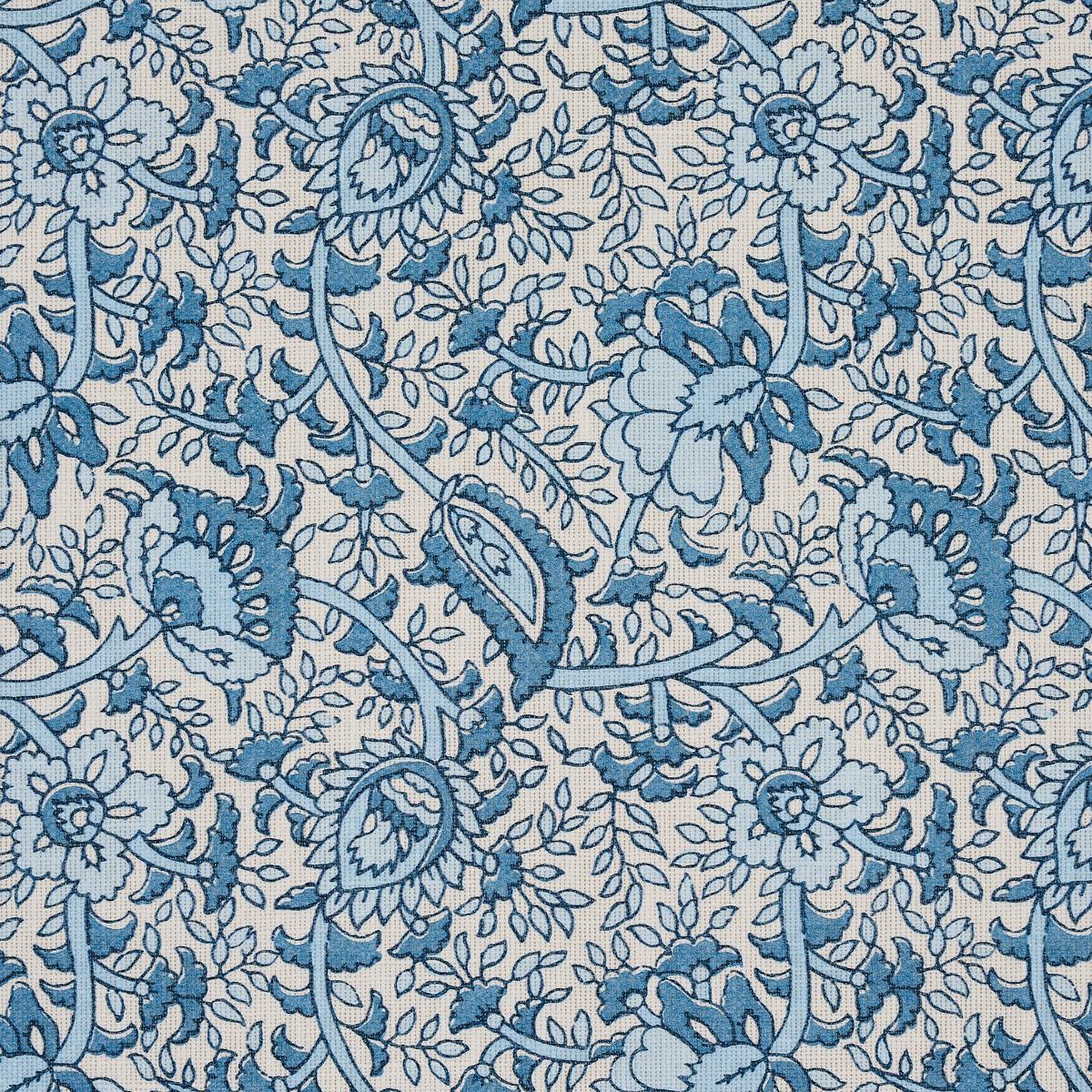 soorploom ブルマ daisy Daisy Indoor/Outdoor - Indigo Fabrics | Schumacher