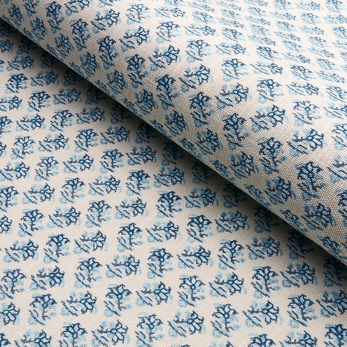 Oleander Indoor/Outdoor - Indigo Fabrics | Schumacher