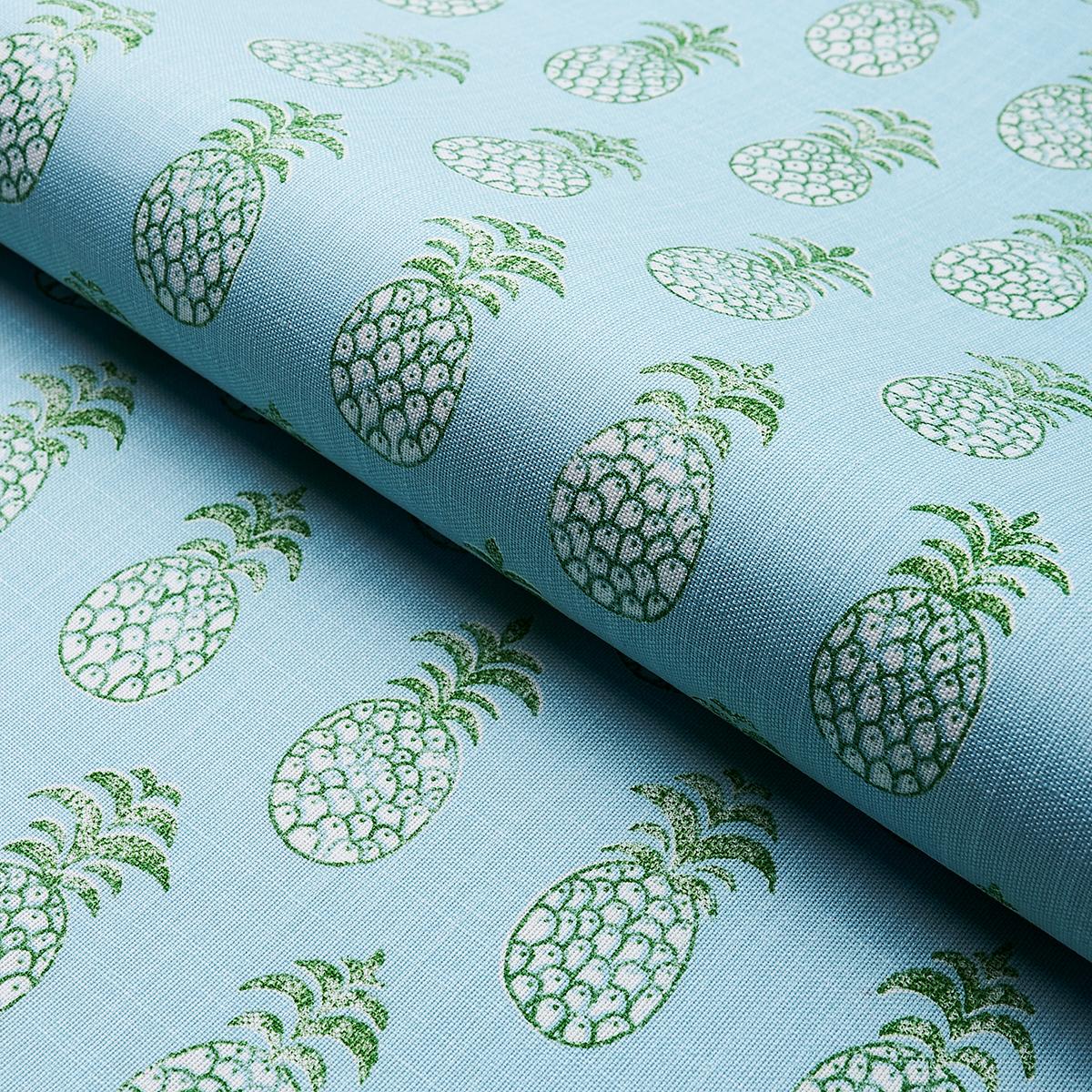 Piña Cove Indoor/Outdoor - Aquamarine Fabrics | Schumacher