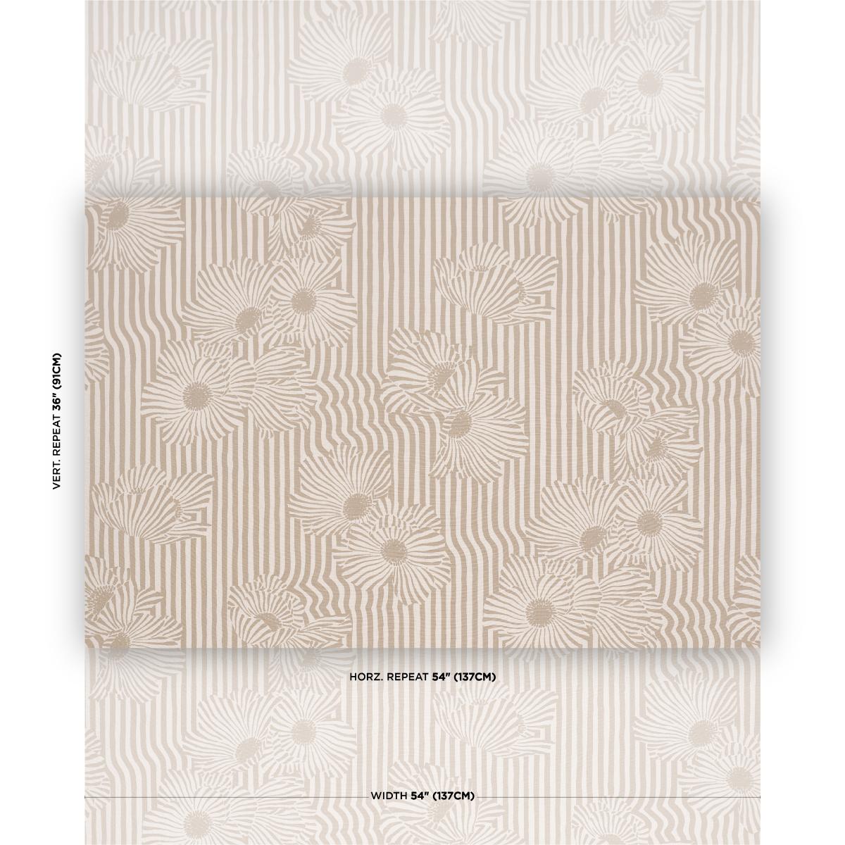 Chaney Floral - Sand Fabrics | Schumacher