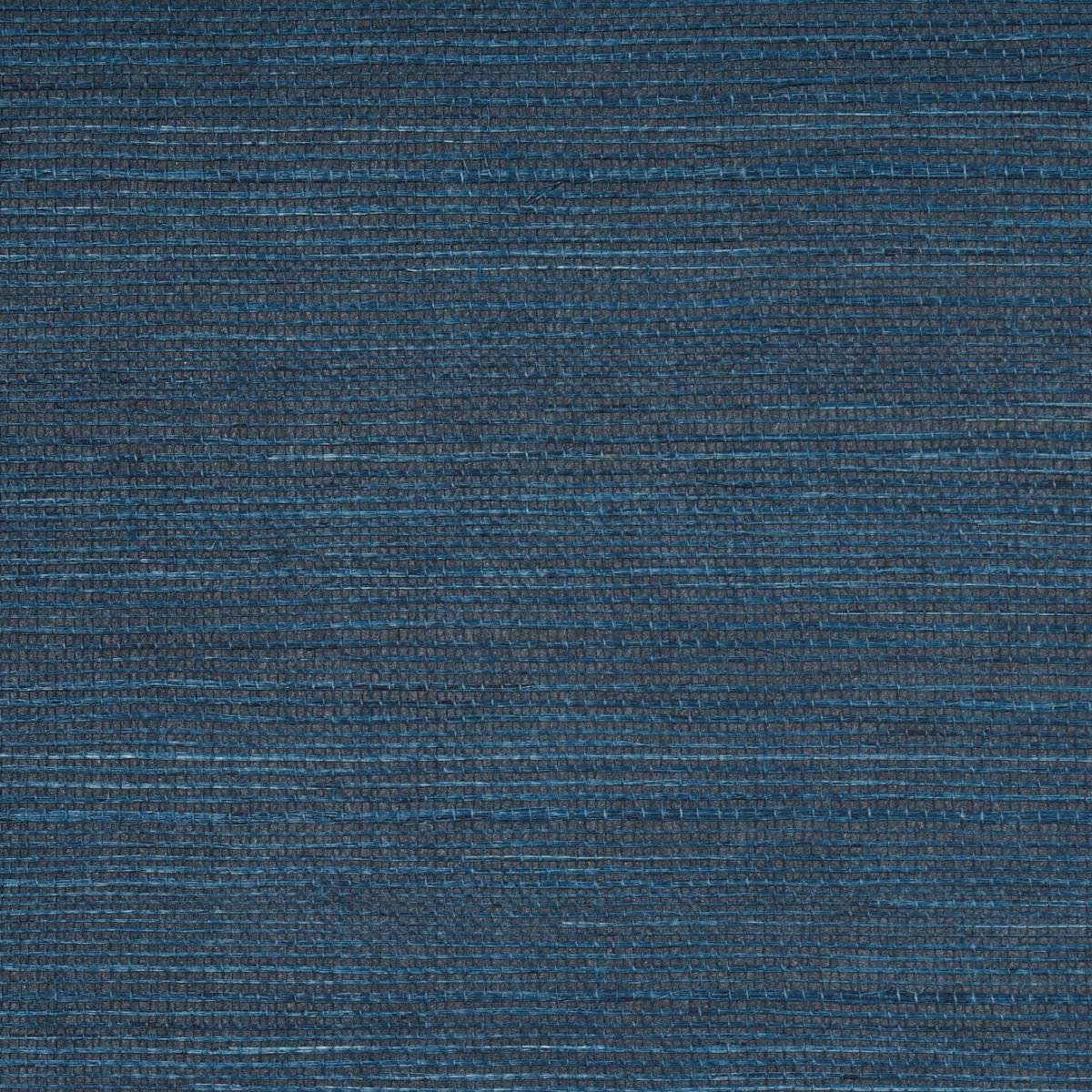 加藤靜充作品青色盃 Haruki Sisal - Indigo Wallpapers | Schumacher