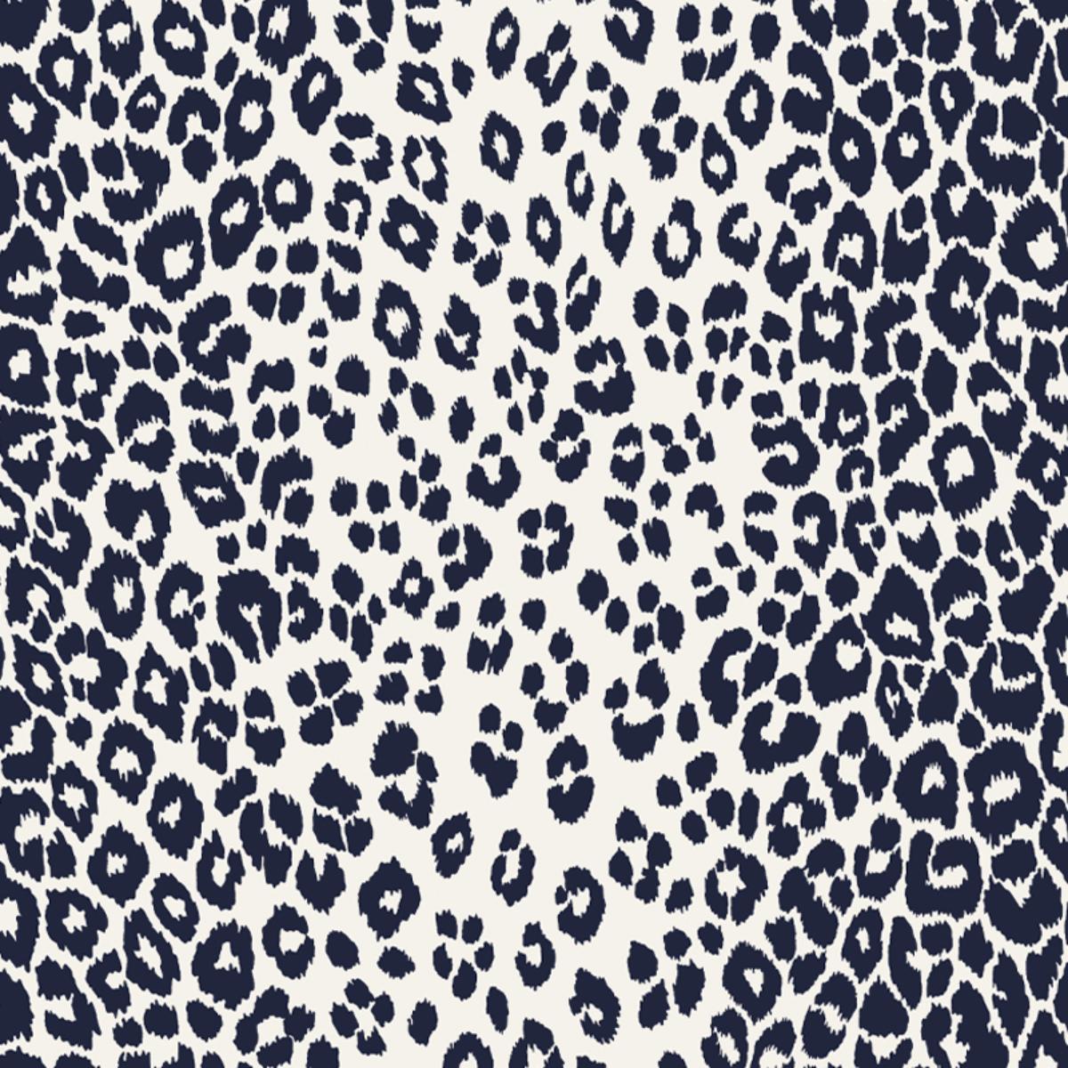 ★RIETI★ LEOPARD BIANCA RT 4045 C2 Iconic Leopard - Ink Wallpapers | Schumacher
