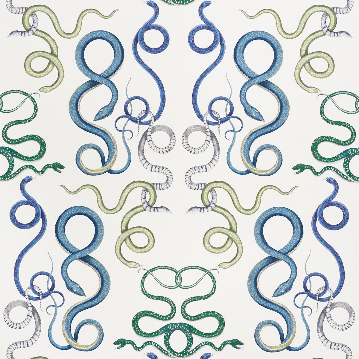 Giove - Emerald & Sapphire Wallpapers | Schumacher