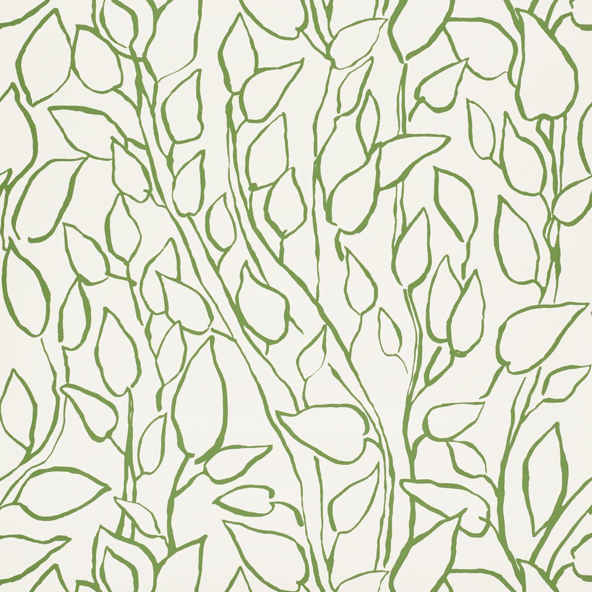 16　Sunshine leaves Solandra Vine - Leaf Wallpapers | Schumacher