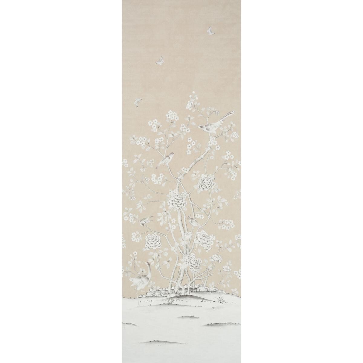 Chinois Palais Vinyl Panel - Stone Wallpapers | Schumacher