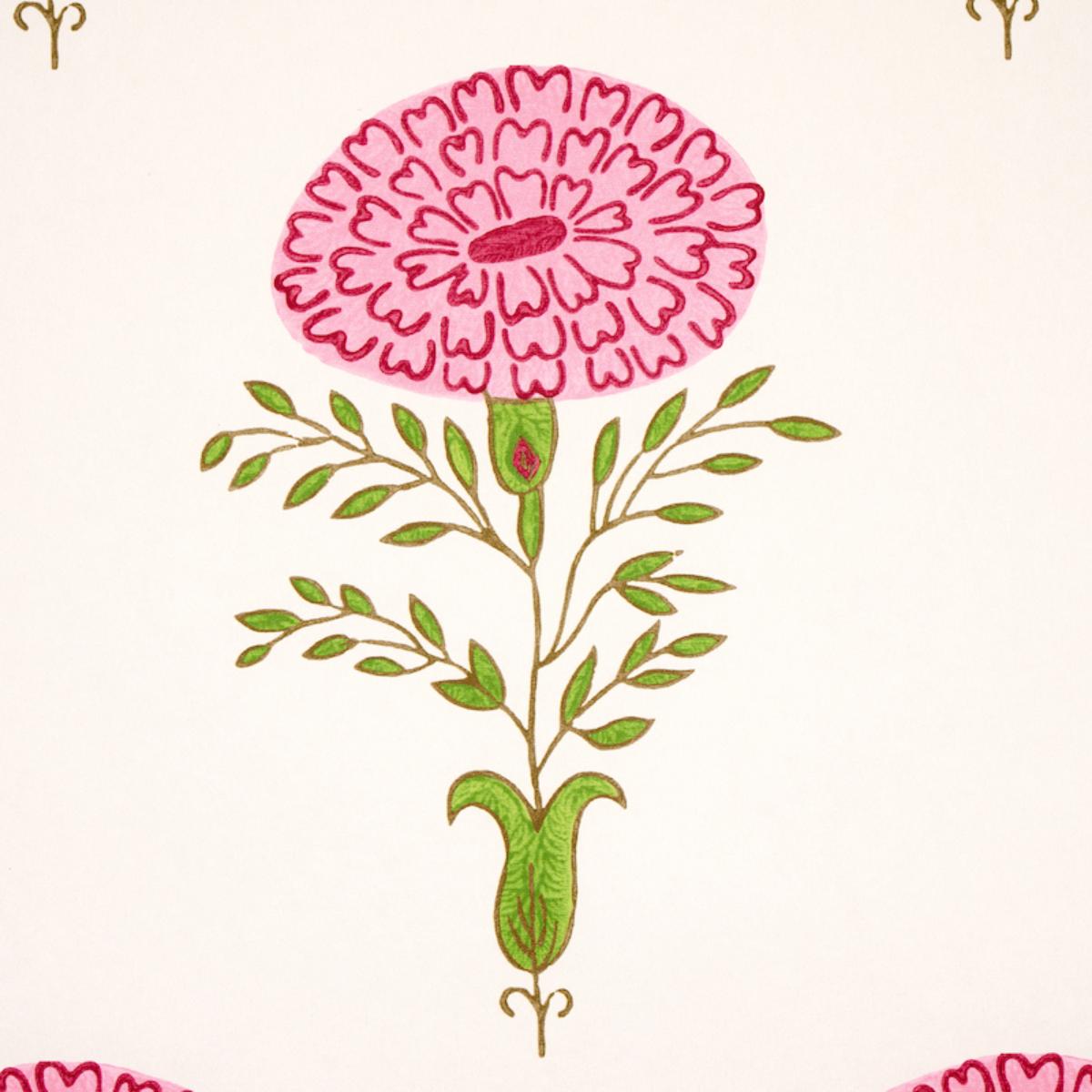 Marigold - Pink Wallpapers | Schumacher