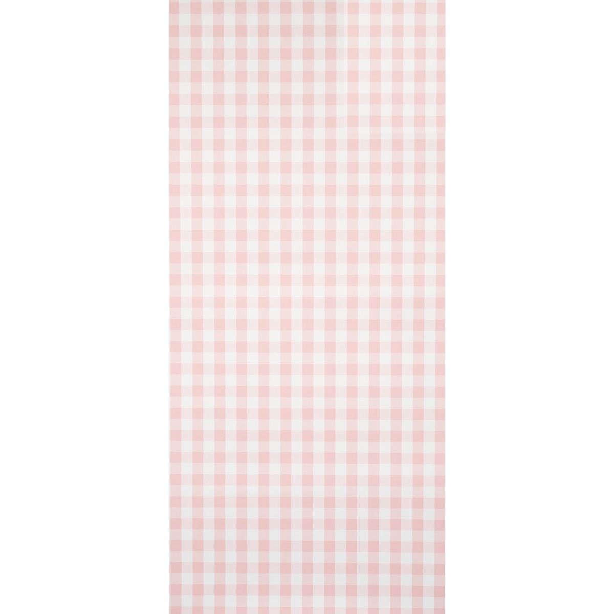 ウィルフリー　bi color gingham check volumy SH Willa Check Small - Pink Wallpapers | Schumacher