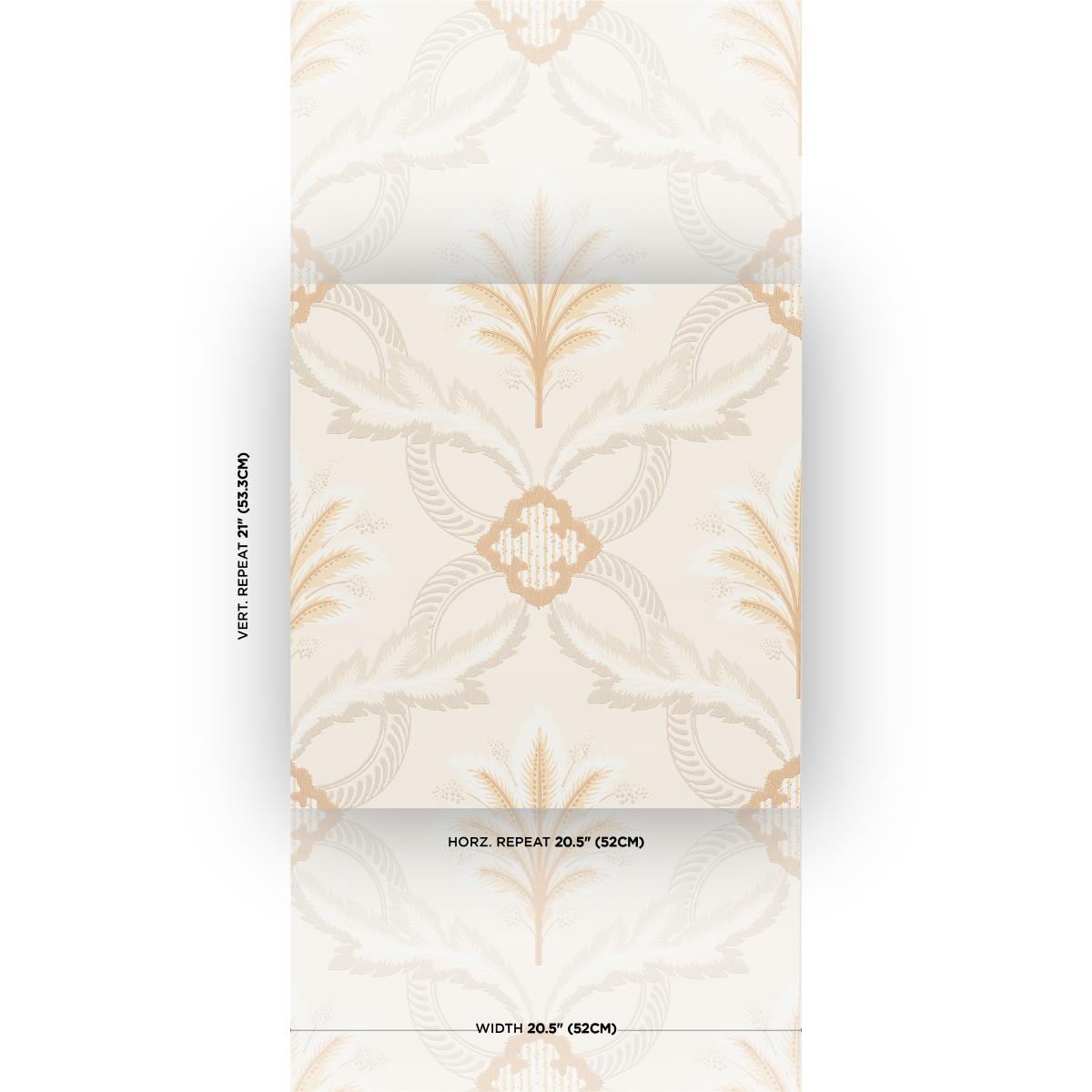 Front Waltz - Grey & Gold Wallpapers | Schumacher