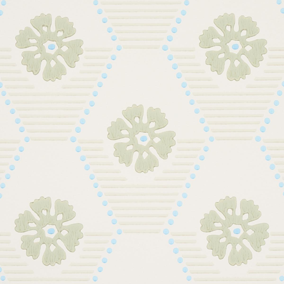 Hive Bloom - Sage Wallpapers | Schumacher