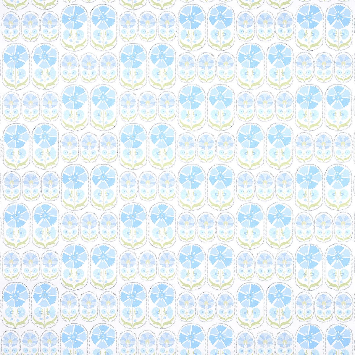 アートジャンキー Floral Kumara CANDIE BOLTON Sinhala Sidewall - Bittersweet Wallpapers | Schumacher