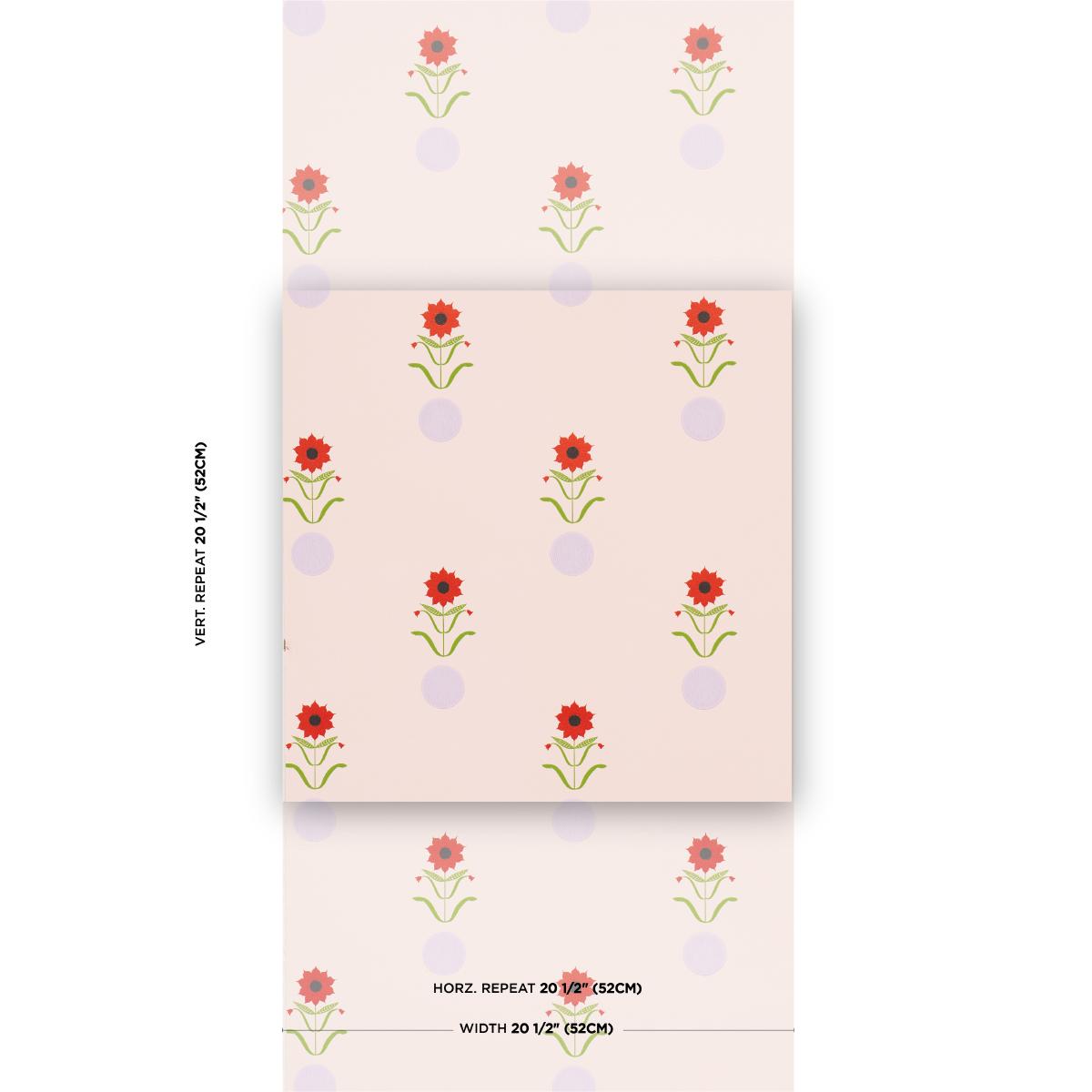 Forget Me Dots - Pink Wallpapers | Schumacher