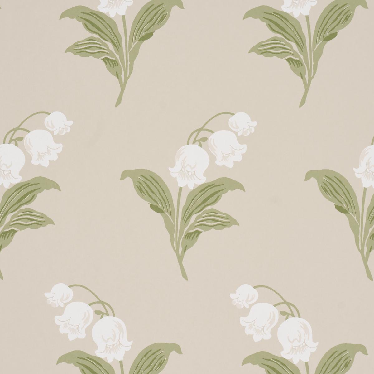 再値下げシュタイフ　Lily of the Valley Lily Of The Valley - Spring Wallpapers | Schumacher
