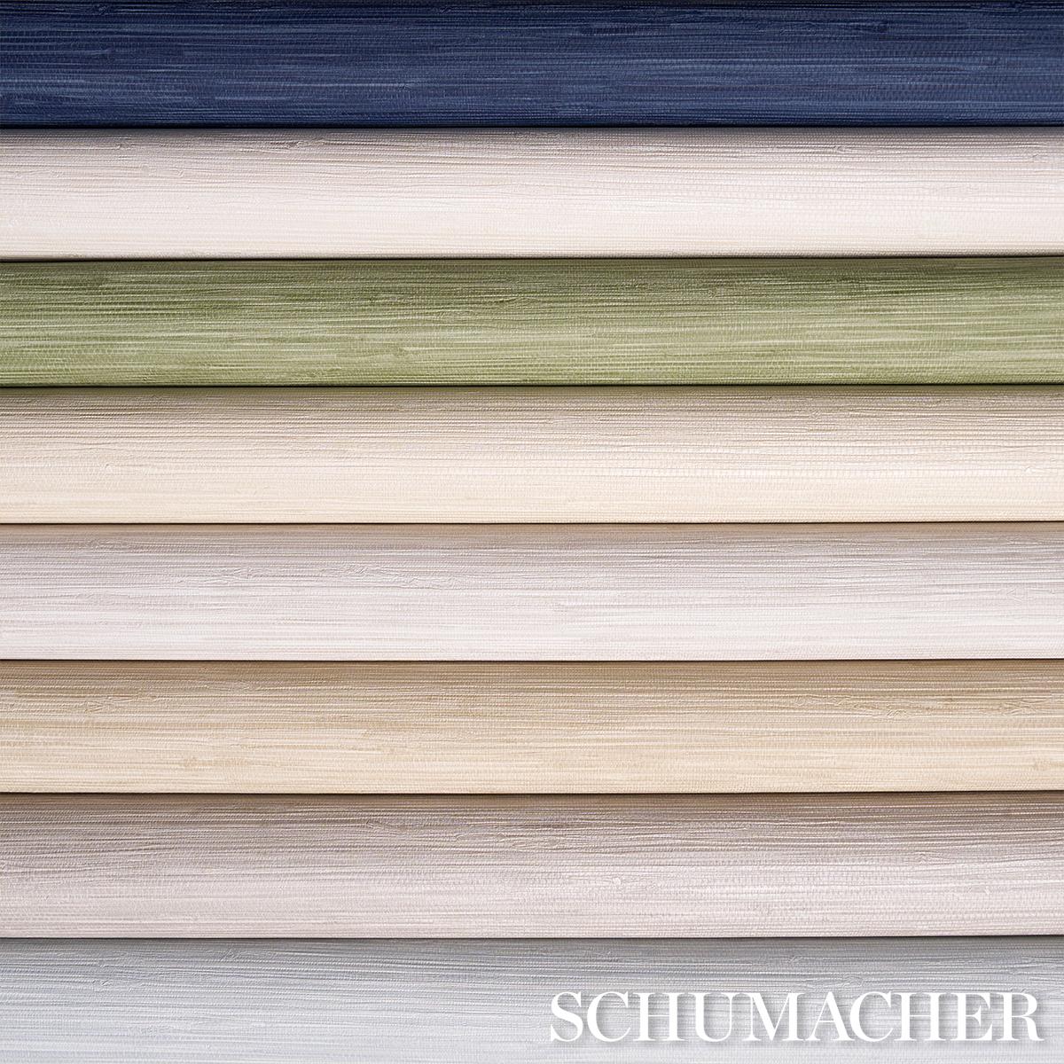 Horizon Grasscloth Vinyl - Stone Wallpapers | Schumacher