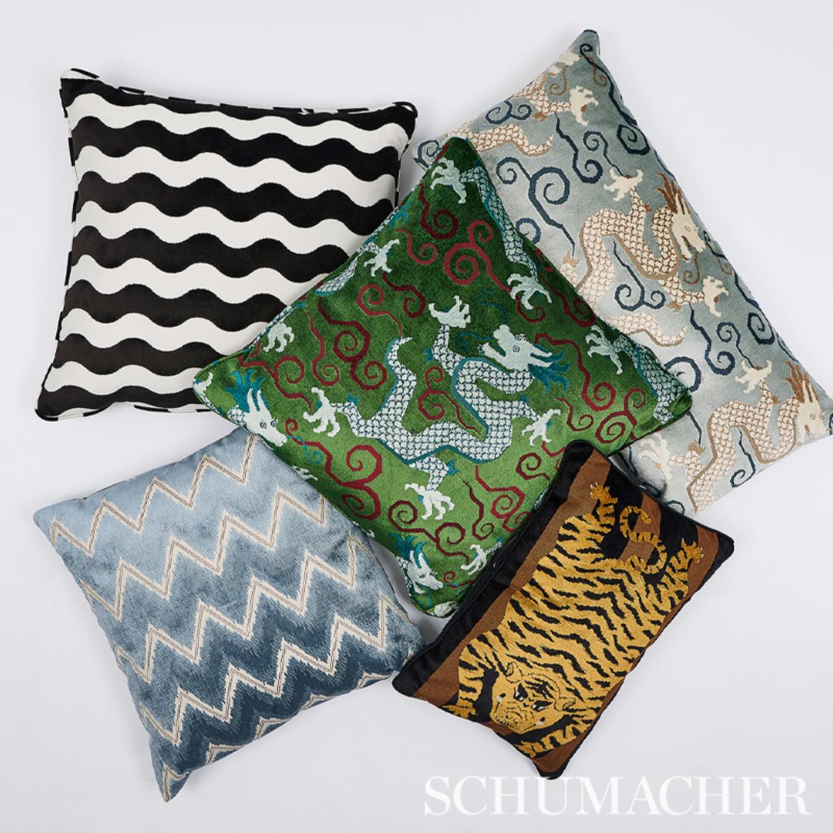 Shock Wave - Midnight Fabrics | Schumacher