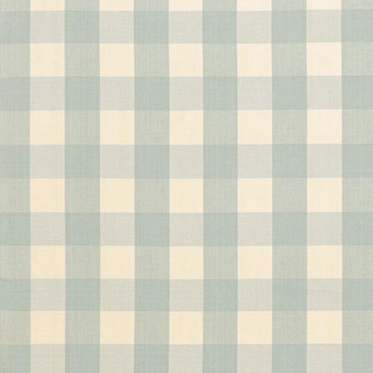 Camden Cotton Check - Aqua Fabrics | Schumacher