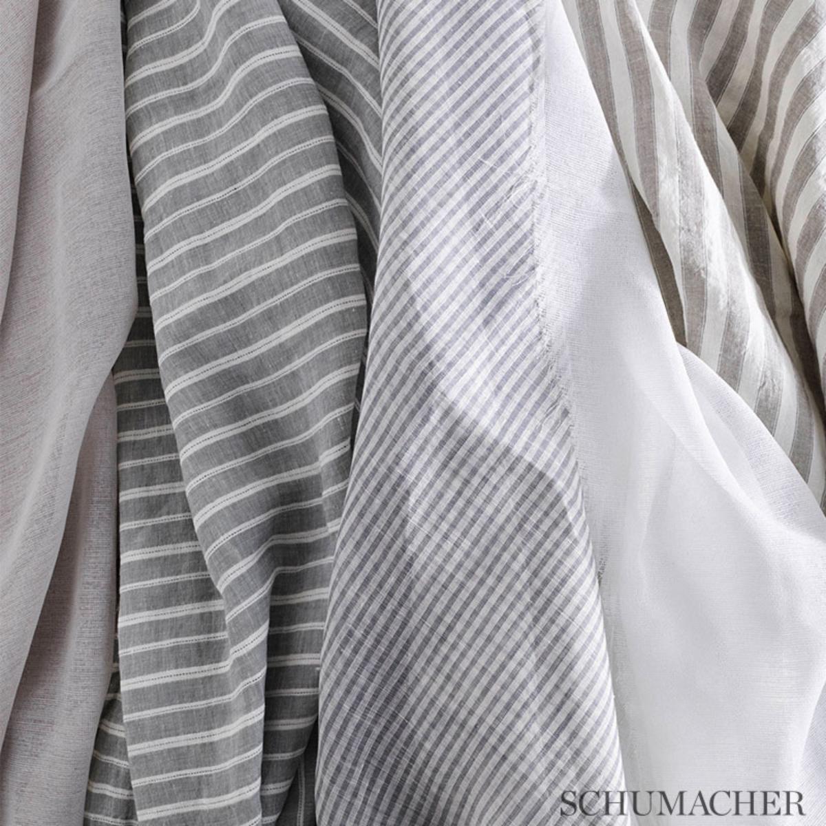Tori Stripe Sheer - Linen Fabrics | Schumacher