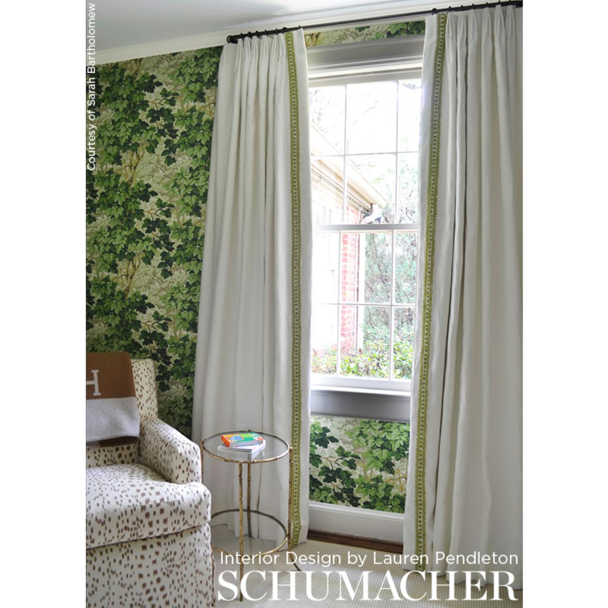 Sunnyvale Tape - Leaf Trims | Schumacher