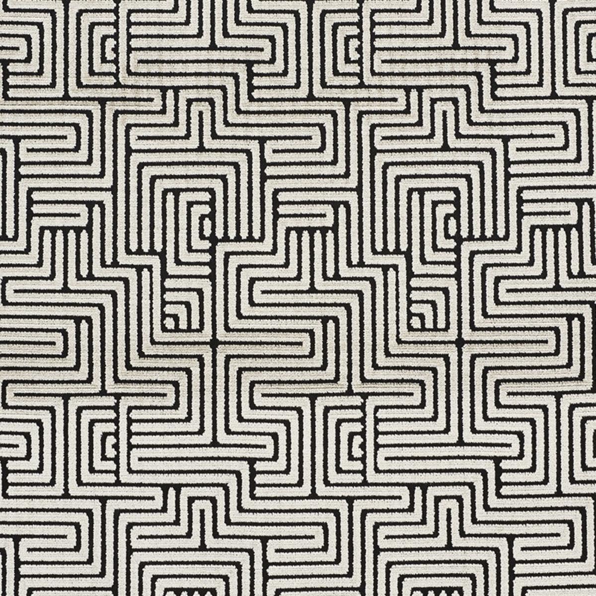 Lisboa Velvet - Obsidian Fabrics | Schumacher