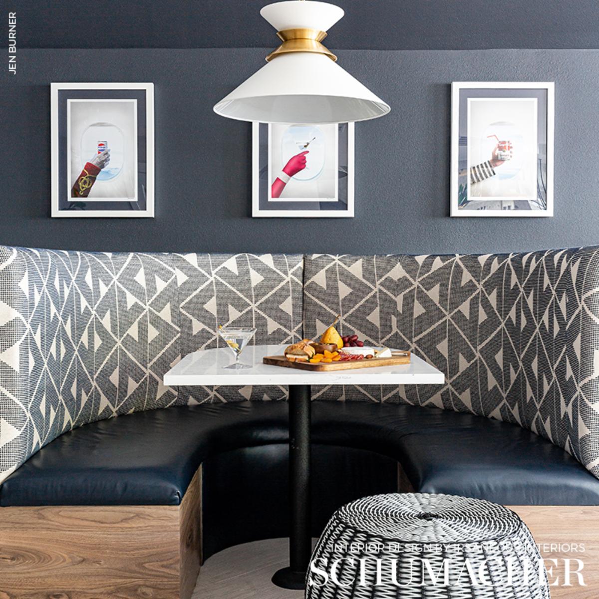 Sierra - Indigo Fabrics | Schumacher