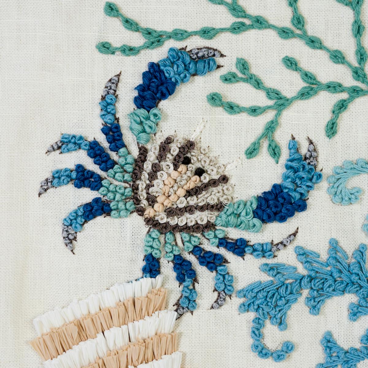 Under The Sea - Seafoam Fabrics | Schumacher