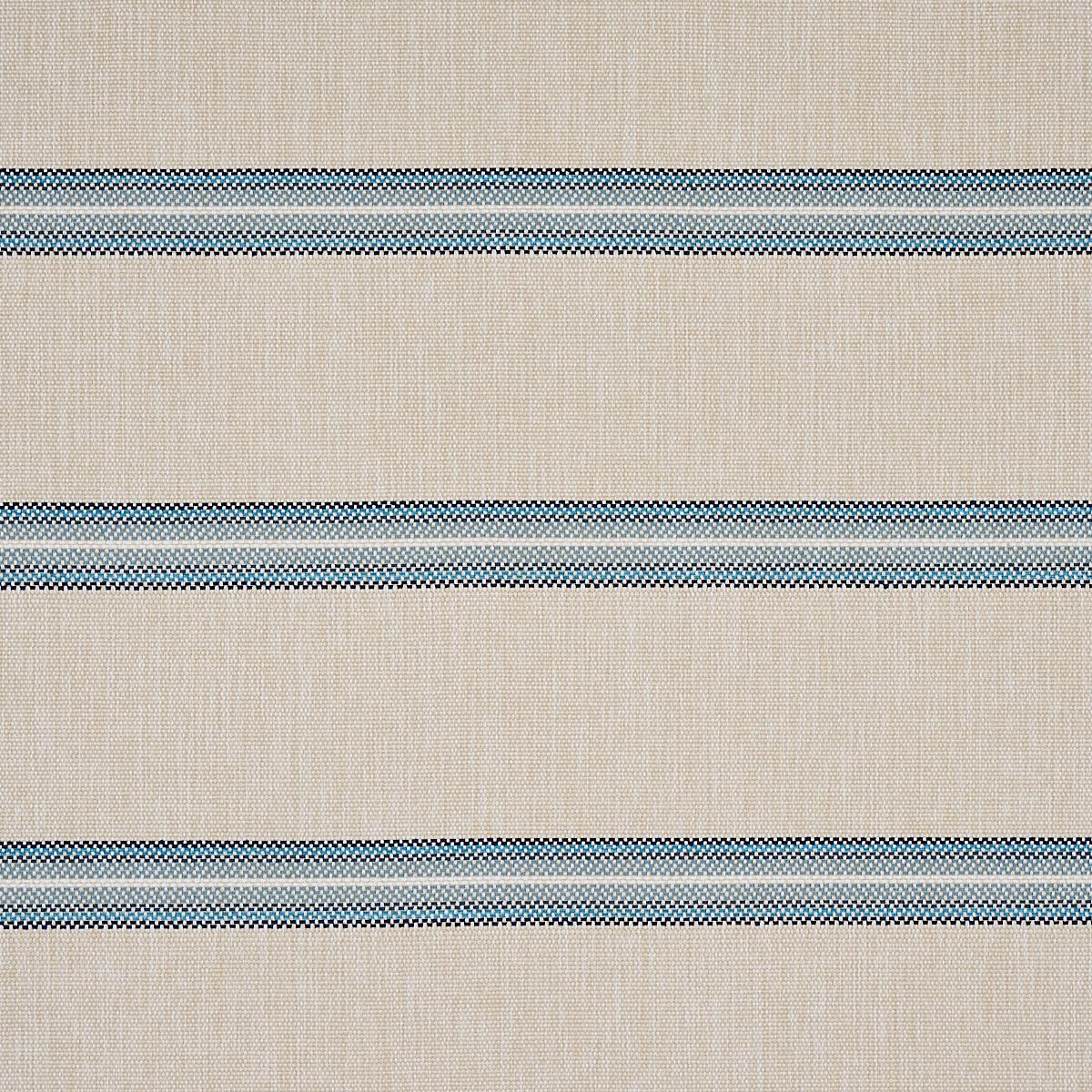 Garden Stripe Indoor/Outdoor - Blue Fabrics | Schumacher