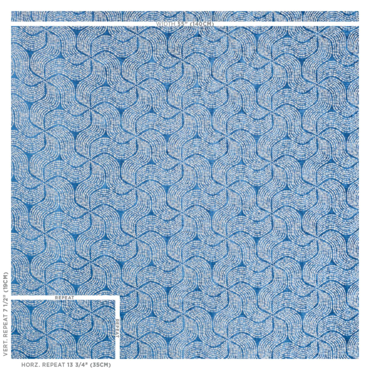 Fiador - Blue Fabrics | Schumacher