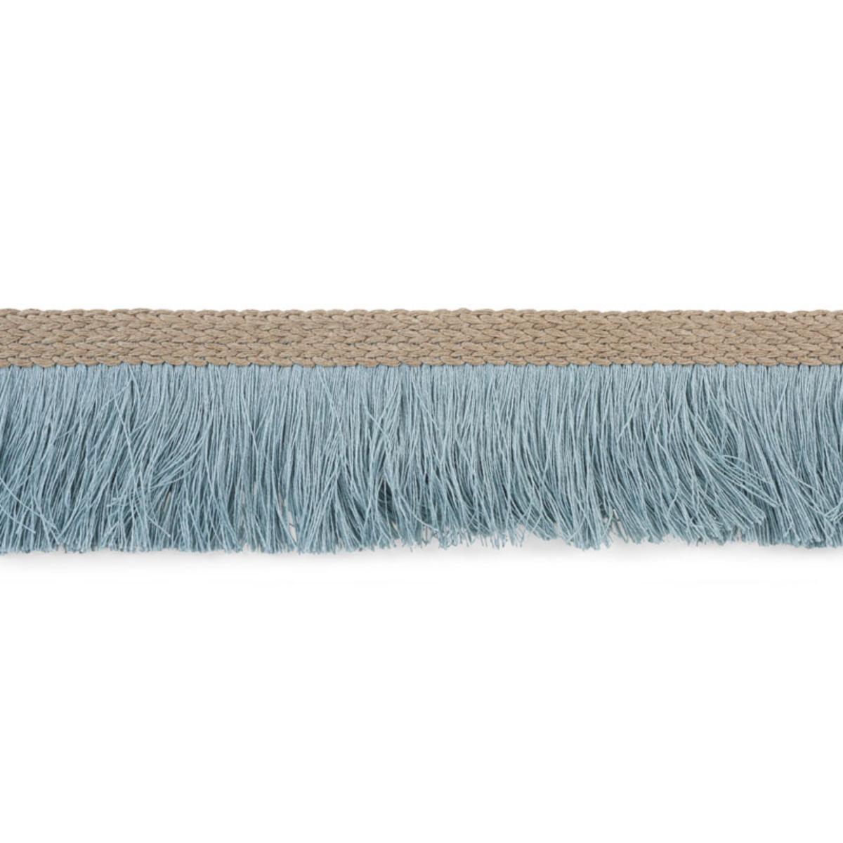 Braided Linen Fringe - Sky Trims | Schumacher