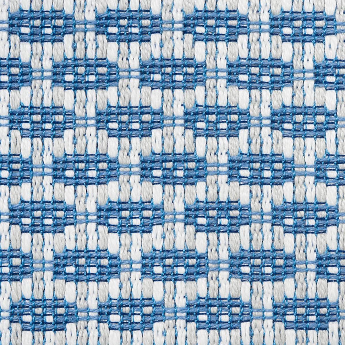 Holiday Hi-Fi 151cm キャンバー Hickox Indoor/Outdoor - Blue Fabrics | Schumacher