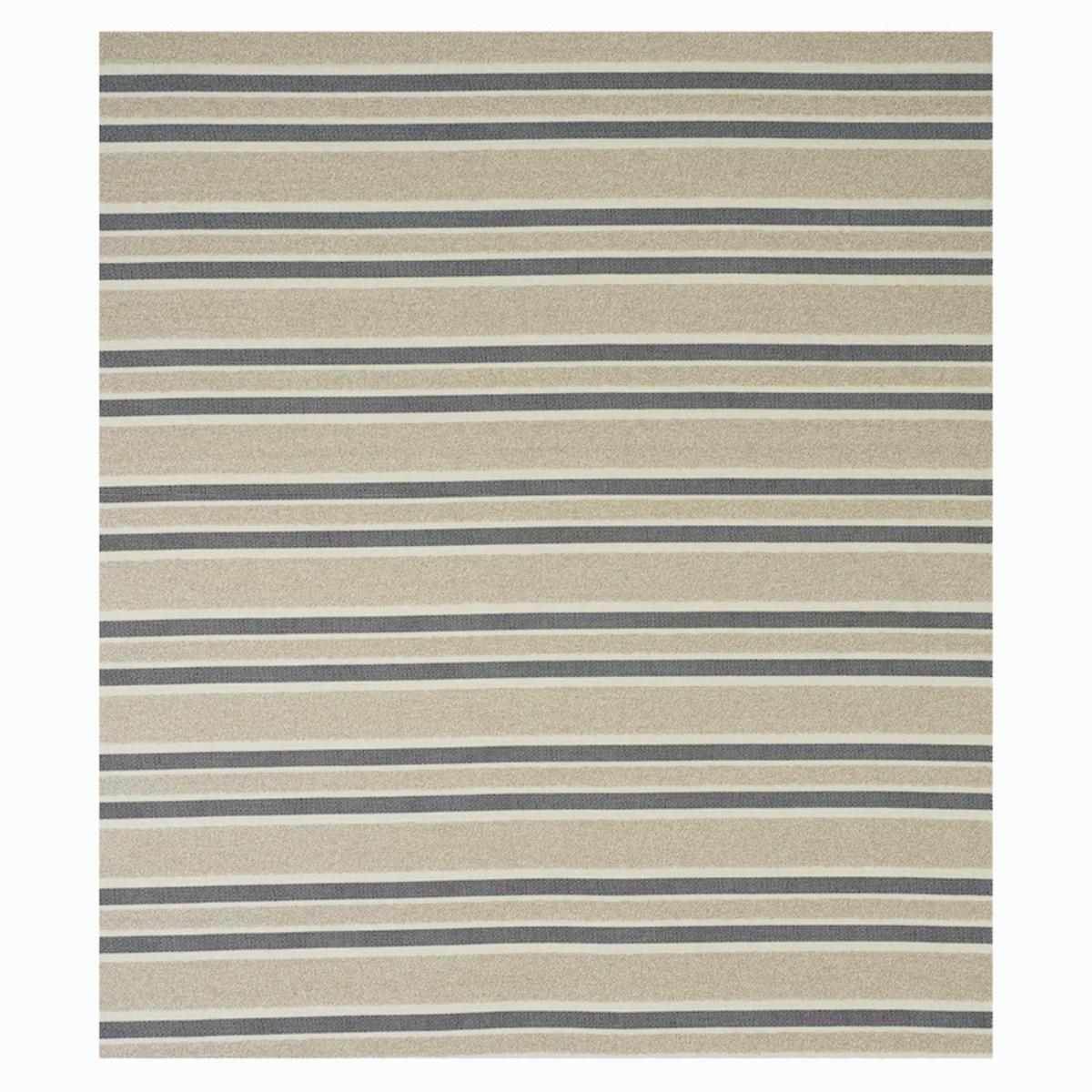 Ohara Stripe Indoor/Outdoor - Taupe Fabrics | Schumacher