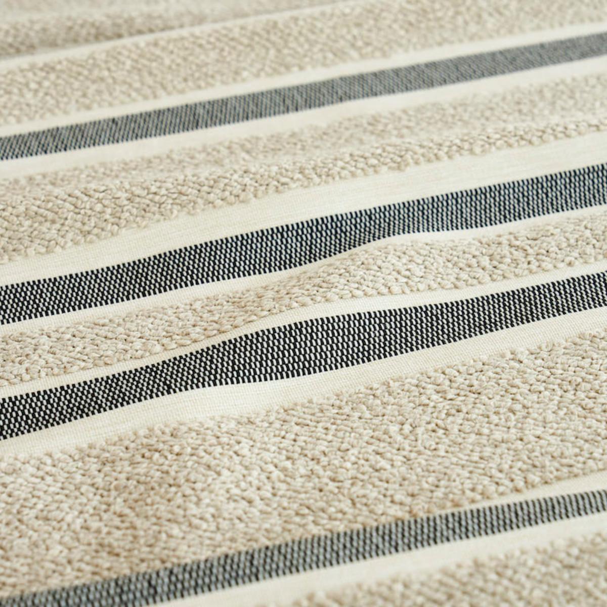 Ohara Stripe Indoor/Outdoor - Taupe Fabrics | Schumacher