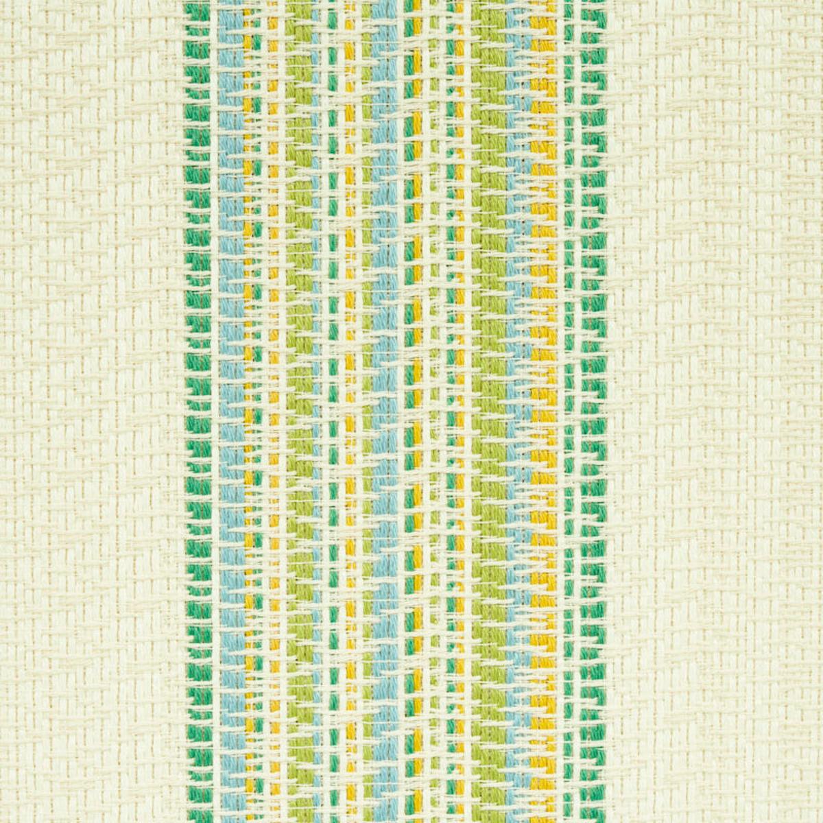 ジョンコンフォート ストライプタイ（ベージュ ストライプ柄） Bendita Stripe Indoor/Outdoor - Leaf Fabrics | Schumacher