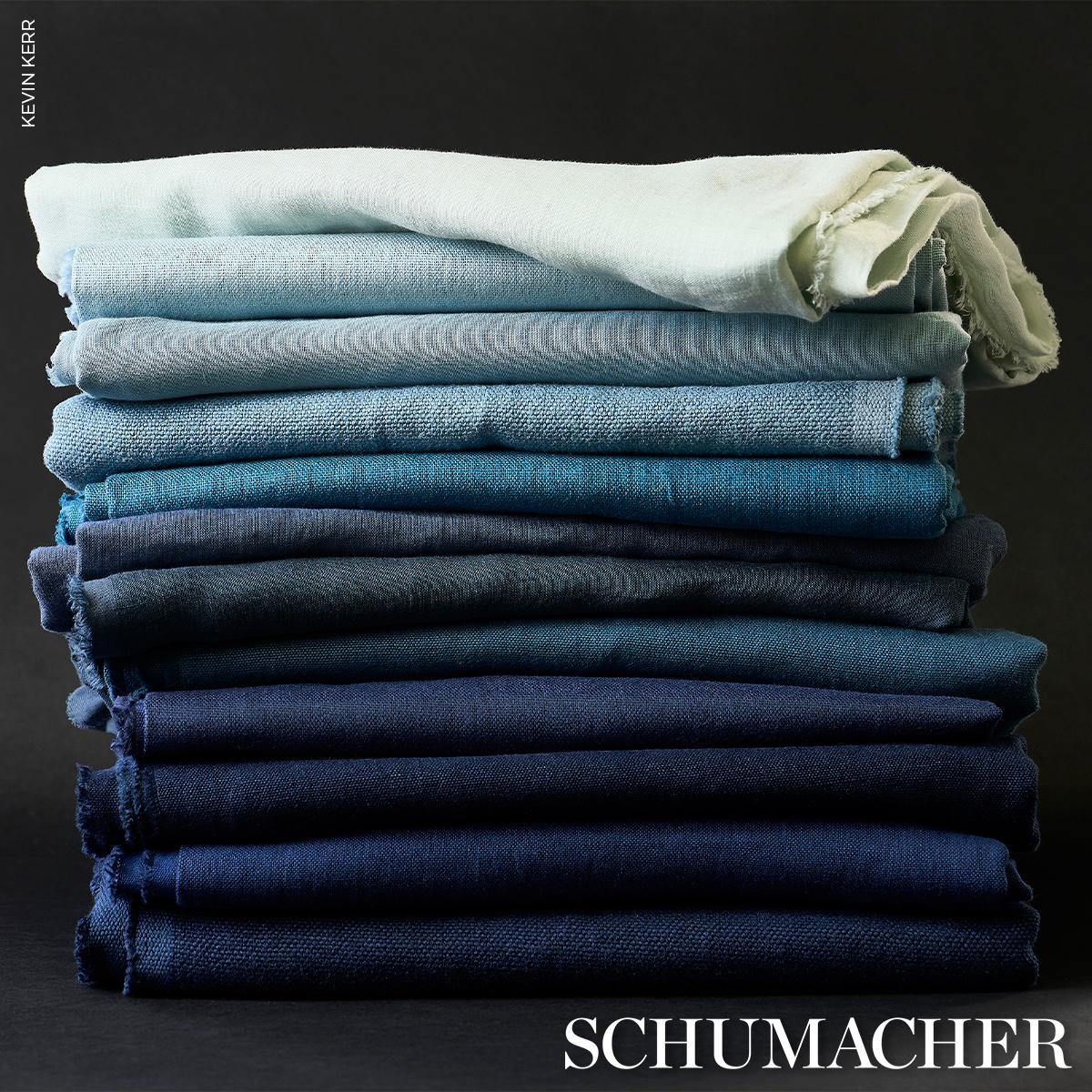 Marco Performance Linen - Denim Fabrics | Schumacher
