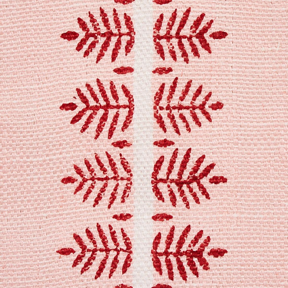 Alva Hand Block Print - Blush Fabrics | Schumacher